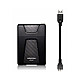 ADATA 4TB 2.5" AHD650-4TU31-CBK crni eksterni hard disk