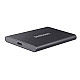 SAMSUNG Portable T7 Touch 2TB sivi eksterni SSD MU-PC2T0T