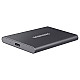 SAMSUNG Portable T7 Touch 2TB sivi eksterni SSD MU-PC2T0T