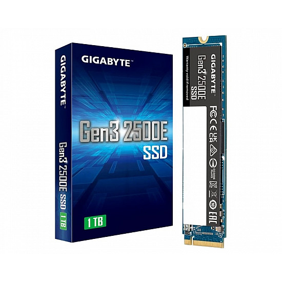 GIGABYTE 1TB M.2 PCIe Gen3 x4 NVMe 2500E SSD G325E1TB