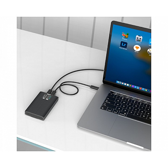 MAIWO Externo dual klon Kućište USB-C na 2 x M.2  NVMe, SATA SSD, K2022CL