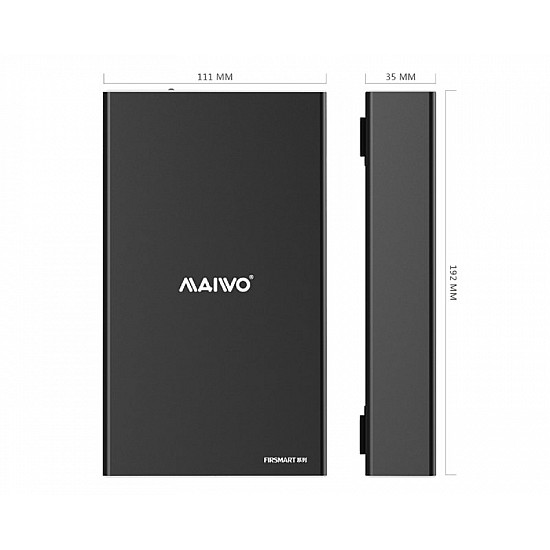 MAIWO Klon Kućište USB 3.2 Gen2 10Gbps HDD, SSD za 3,5", 2,5" HDD i NVMe SSD, K3527N