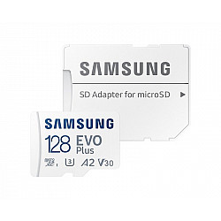 Samsung EVO PLUS MicroSDXC 128GB class 10 + SD Adapter MB-MC128KA