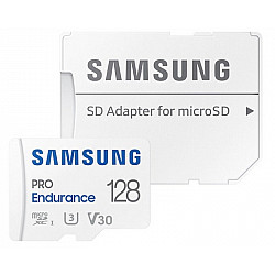 Samsung PRO Endurance MicroSDXC 128GB U3 + SD Adapter MB-MJ128KA