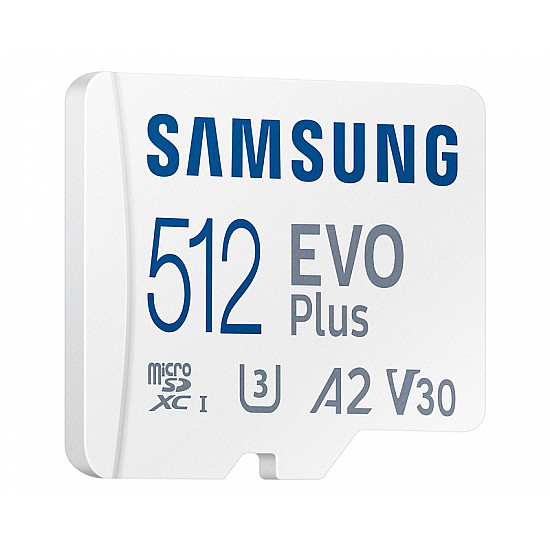 Samsung memorijska kartica EVO PLUS MicroSD 512GB class 10 + Adapter MB-MC512SA