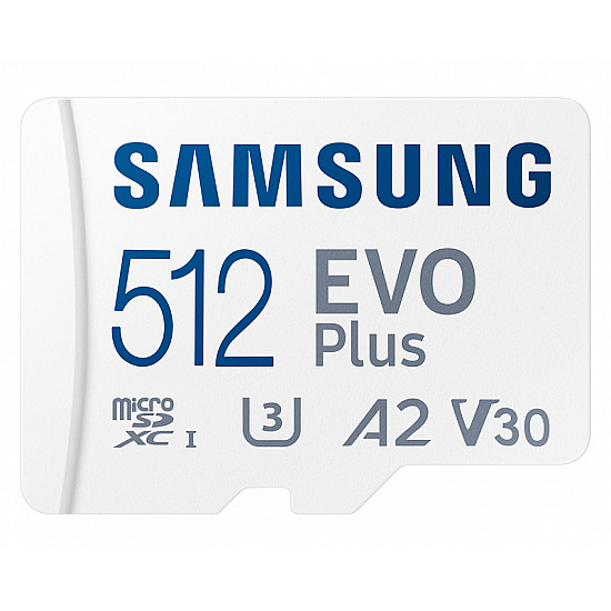 Samsung memorijska kartica EVO PLUS MicroSD 512GB class 10 + Adapter MB-MC512SA