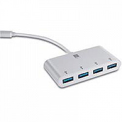 E-GREEN USB 3.1 tip C HUB 4port beli
