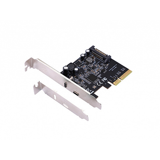 E-GREEN PCI-Express kontroler 3.0 x 4 na USB 3.2 TipC + 20W QuickCharge port E-GREEN PCI-Express kontroler 3.0 x 4 na USB 3.2 TipC + 20W QuickCharge port