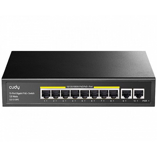 Cudy GS1010PE 10-Port Gigabit PoE+ Switch
