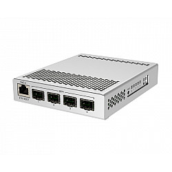 MikroTik (CRS305-1G-4S+IN) Cloud Router Switch 305-1G-4S+IN, desktop enclosure