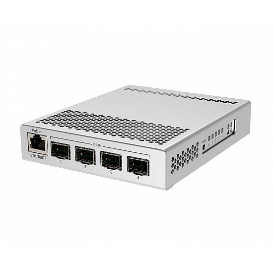 MikroTik (CRS305-1G-4S+IN) Cloud Router Switch 305-1G-4S+IN, desktop enclosure