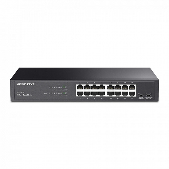 Mercusys MS116GS(UN) 16-Port Gigabit Desktop, Rackmount Switch
