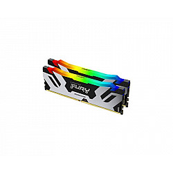 Kingston DIMM DDR5 64GB (2x32GB kit) 6000MT, s KF560C32RSAK2-64 FURY Renegade Silver RGB