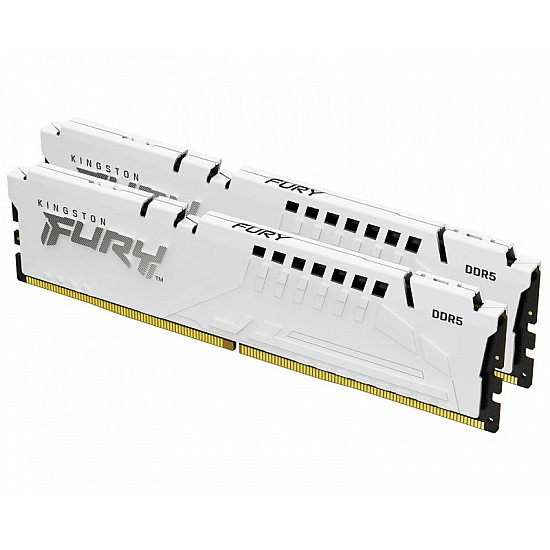 Kingston DIMM DDR5 64GB (2x32GB kit) 6000MT, s KF560C36BWEK2-64 FURY Beast White EXPO