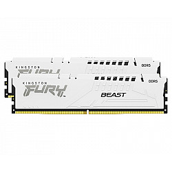 Kingston DIMM DDR5 64GB (2x32GB kit) 5600MT, s KF556C36BWEK2-64 Fury Beast White Expo
