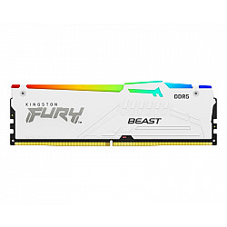 Kingston DIMM DDR5 32GB 5200MT, s KF552C40BWA-32 Fury Beast RGB White XMP