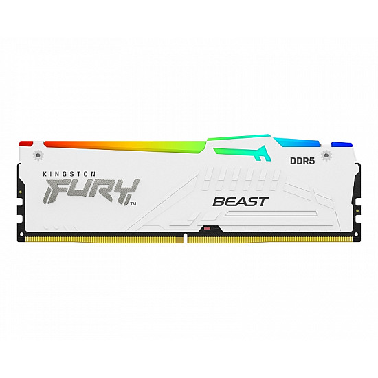 Kingston DIMM DDR5 32GB 5200MT, s KF552C40BWA-32 Fury Beast RGB White XMP