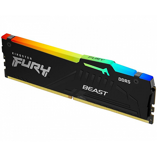Kingston DIMM DDR5 32GB 5600MT, s KF556C40BWA-32 FURY Beast RGB Black