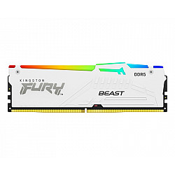 Kingston DIMM DDR5 16GB 6000MT, s KF560C40BWA-16 Fury Beast White RGB XMP