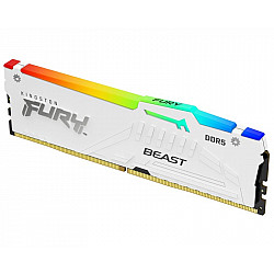 Kingston DIMM DDR5 32GB (2x16GB kit) 6000MT, s KF560C40BWAK2-32 Fury Beast White RGB XMP