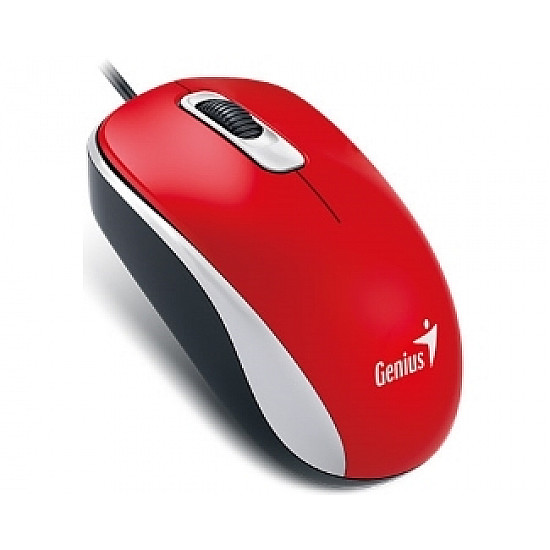 GENIUS DX-110 USB Optical crveni miš
