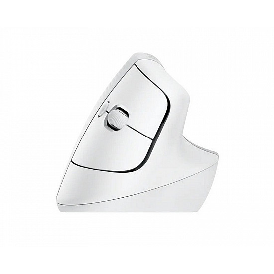 Logitech Lift Vertical Ergonomic Wireless miš beli