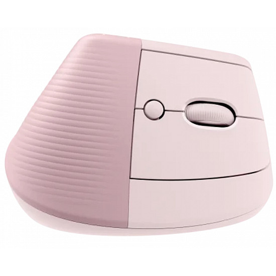Logitech Lift Vertical Ergonomic Wireless ROSE miš