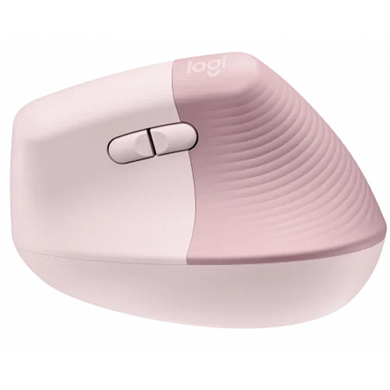 Logitech Lift Vertical Ergonomic Wireless ROSE miš