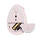 Logitech Lift Vertical Ergonomic Wireless ROSE miš