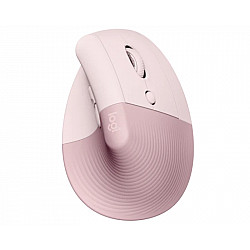 Logitech Lift Vertical Ergonomic Wireless ROSE miš