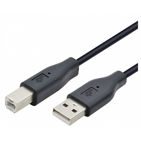 FAST ASIA Kabl USB A - USB B M, M 1.8m crni