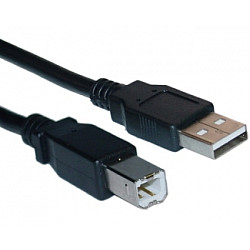 FAST ASIA Kabl USB A - USB B M, M 3m crni