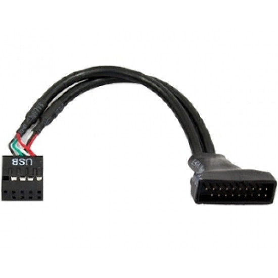 CHIEFTEC USB3T2 Kabl adapter 19pin USB 3.0 - 9pin USB 2.0 crni CHIEFTEC USB3T2 Kabl adapter 19pin USB 3.0 - 9pin USB 2.0 crni