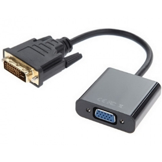 FAST ASIA Adapter DVI-D (M) - VGA (F) crni