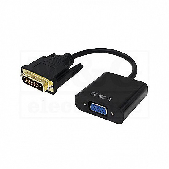 E-GREEN Adapter E-Green DVI-D Dual Link (M) - VGA (F)