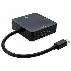 E-GREEN Mini DisplayPort - HDMI + DVI-I Dual Link + VGA D-Sub