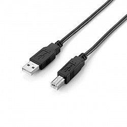 E-GREEN Kabl USB A - USB B M, M 3m crni