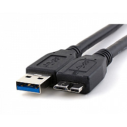 E-GREEN Kabl USB 3.0 tip A - Micro-B M, M 2m crni