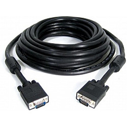 E-GREEN Kabl VGA D-sub M, M 1.8m HQ feritno jezgro crni
