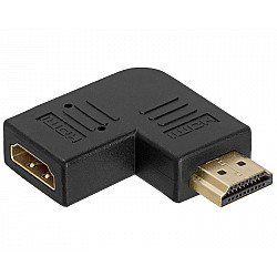 E-GREEN Adapter HDMI (M) - HDMI (F) crni