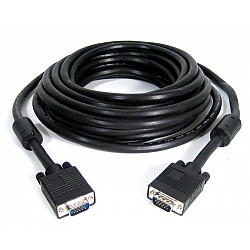 E-GREEN Kabl VGA D-sub M, M 15m crni