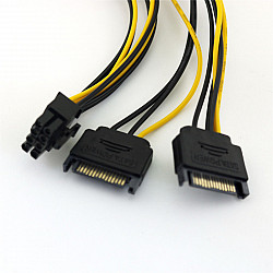 E-GREEN Naponski adapter za PCI-E VGA (8-pin) -2x Sata