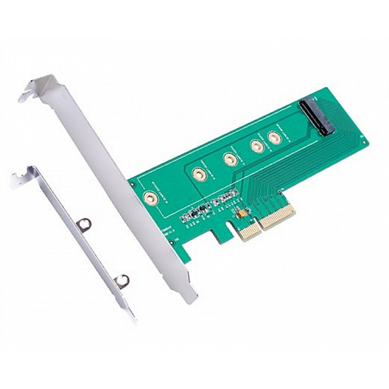 E-GREEN PCI Express M.2 (NGFF, SSD) na PCI Express SATA 4 x 3.0 Adapter