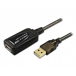 E-GREEN Kabl sa pojačivačem USB A - USB A M, F 10m