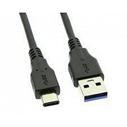 E-GREEN Kabl USB 3.0 A - USB tip C 3.1 M, M 1M crni
