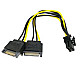 E-GREEN Naponski adapter za PCI-E VGA (6-pin) -2x Sata