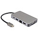 E-GREEN Adapter USB 3.1 tip C (M) - HDMI + VGA + 2xUSB 3.0 + RJ45 + tip C (F) beli E-GREEN Adapter USB 3.1 tip C (M) - HDMI + VGA + 2xUSB 3.0 + RJ45 + tip C (F) beli