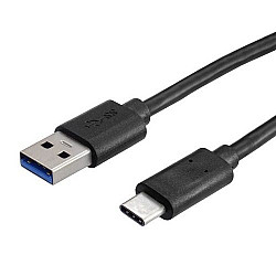 E-GREEN kabl 3.0 USB A - USB 3.1 tip C M, M 2m crni