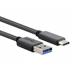 E-GREEN kabl 3.0 USB A - USB 3.1 tip C M, M 2m crni