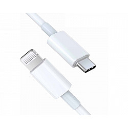 E-GREEN kabl 3.1 USB tip C na iPhone Lighting 5,6,7 2.4 A, 2m beli